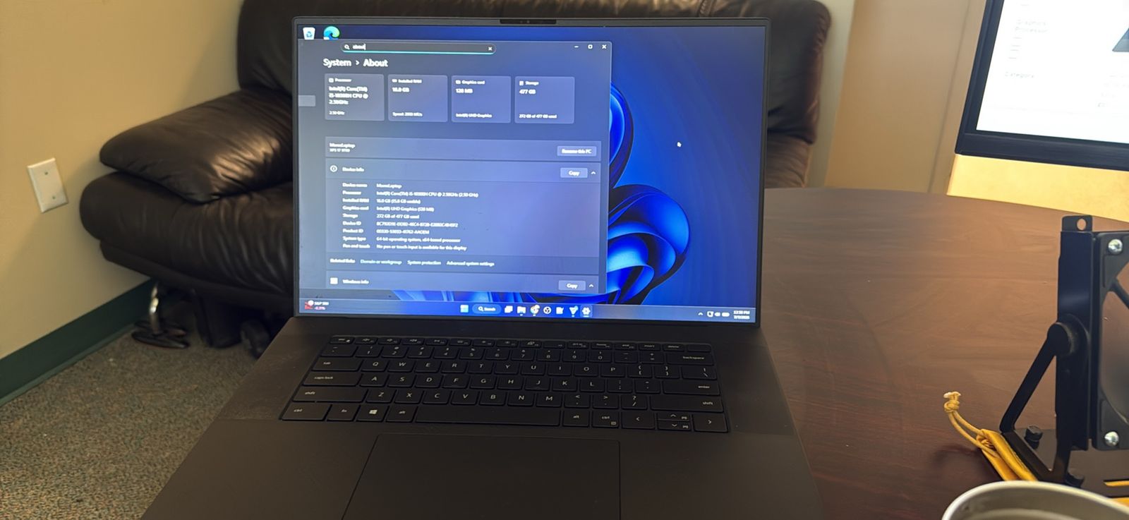 Dell XPS 9700 17” Laptop i5-10300H 2.5GHz 16GB RAM 500GB SSD Windows 11