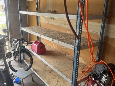 Heavy duty extra large metal shelves