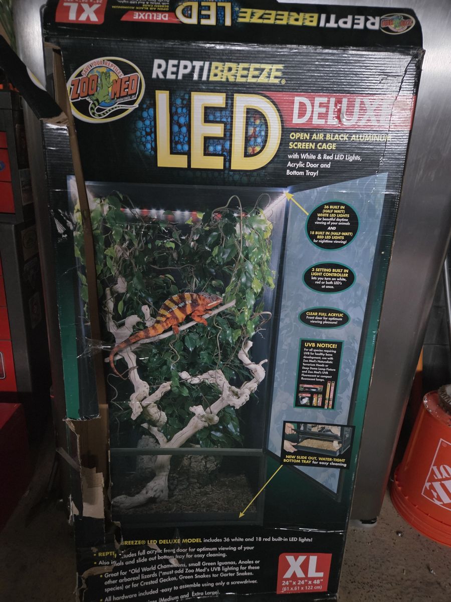 Reptibreeze led deluxe terrarium