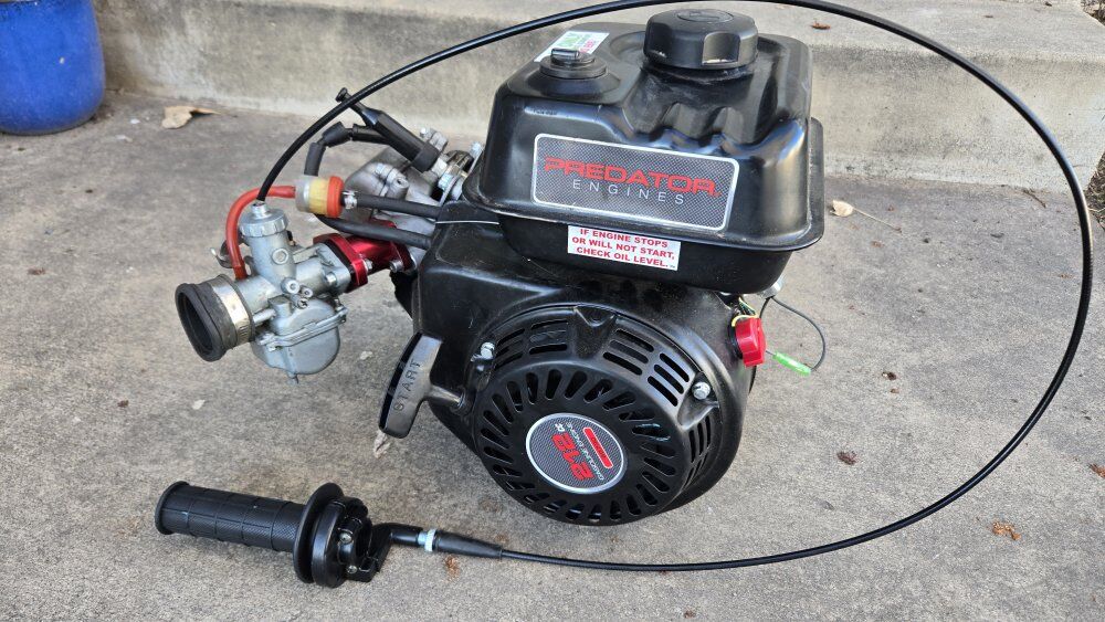Predator 212 w/ Aftermarket Carb Kit