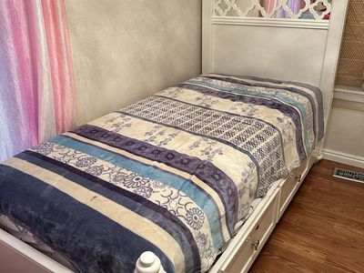 Twin XL Bed with two storage drawers