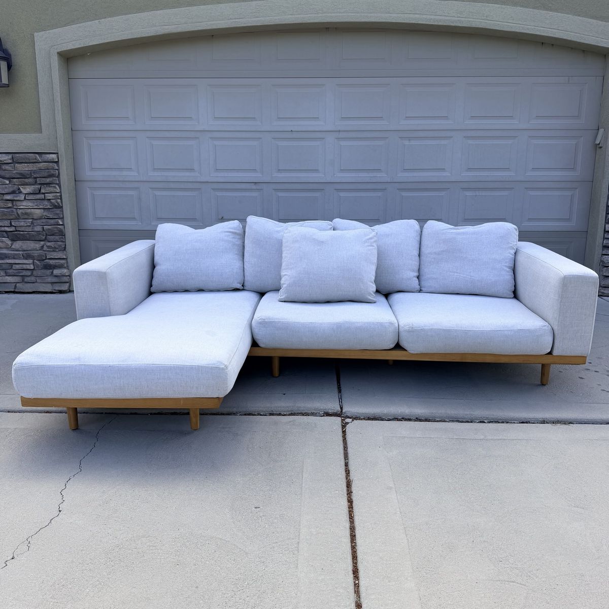 West Elm sectional