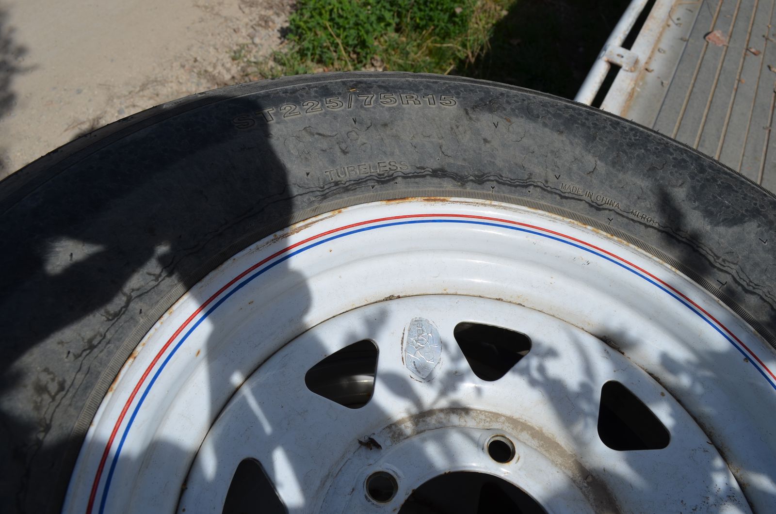 trailer tires and wheels.