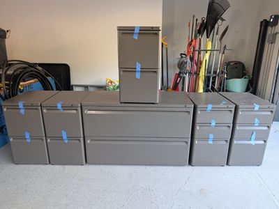 Metal Shop or Garage Storage Cabinets