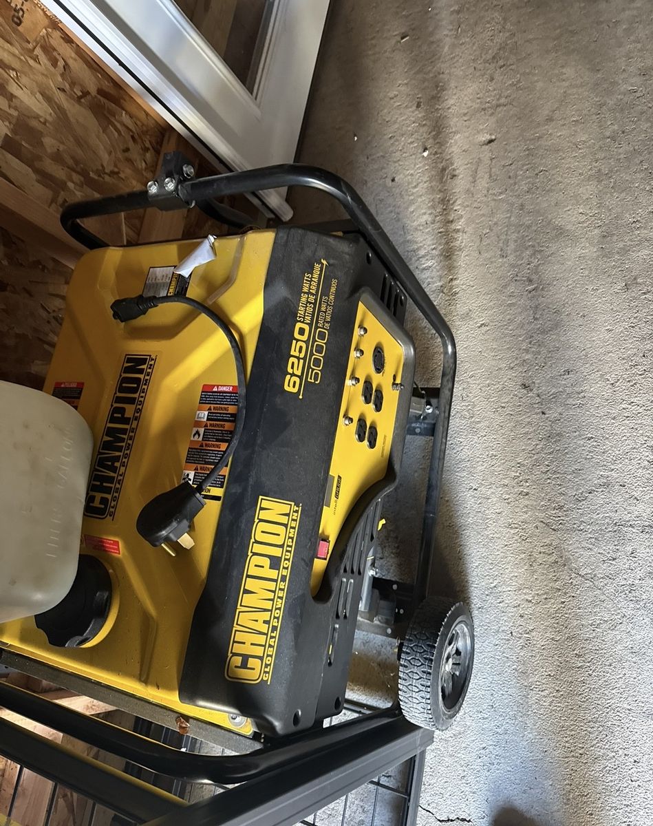 Generator For Rent 6500 Watt Champion Generator