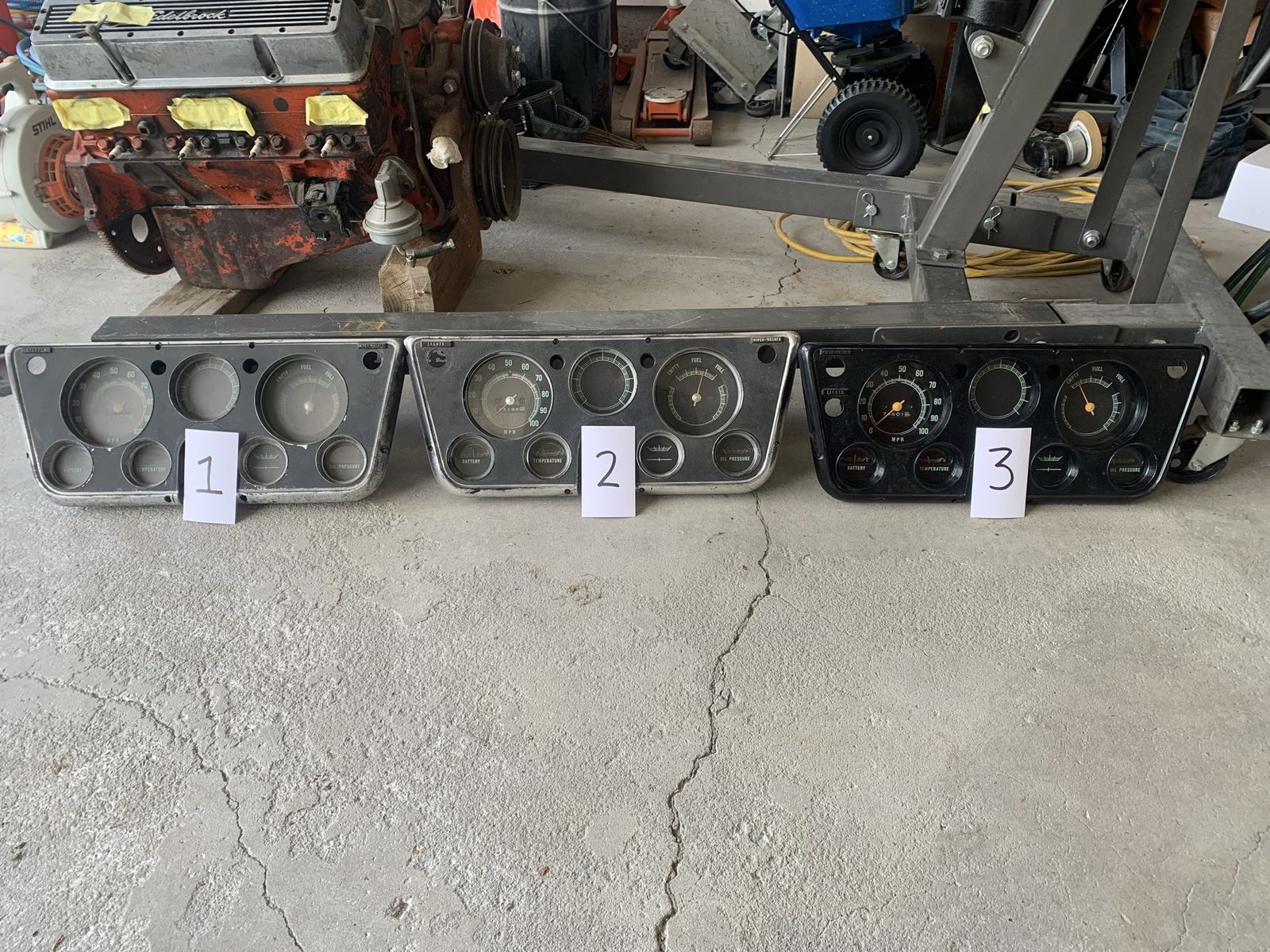 69-72 GMC / Chevrolet dash cluster