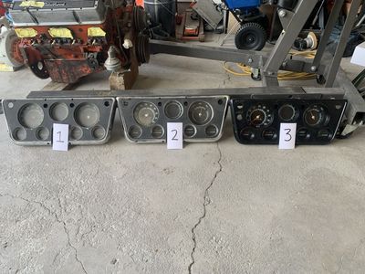 69-72 GMC / Chevrolet dash cluster