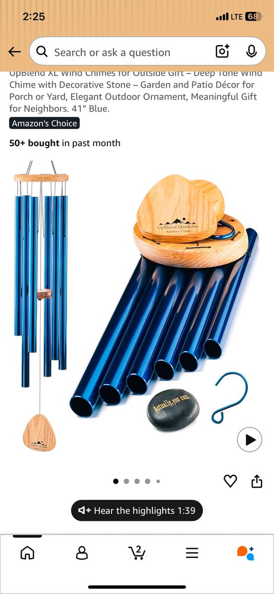 GORGEOUS HIGH ENERGY WIND CHIMES