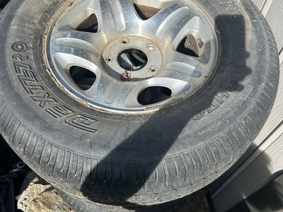 Dextero DHT2 P265/70R16 111T Tires with Aluminum Rims - Set of 4