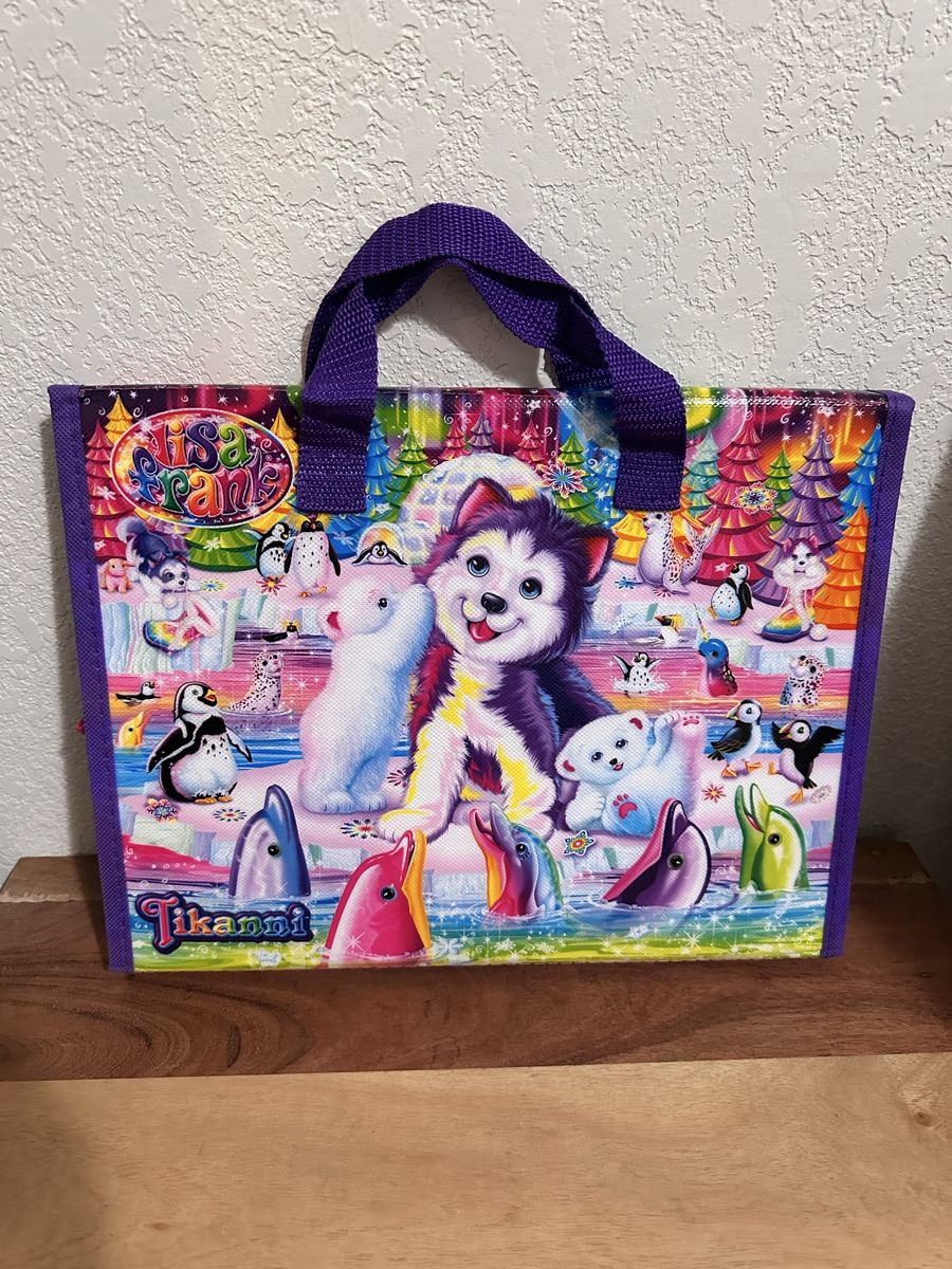 Lisa Frank Tikanni Husky Art Portfolio Carry Bag Only