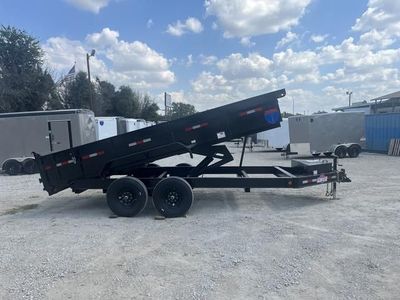 7x16 Interstate 16K Pro Series Bumper Pull Dump Trailer For Sale