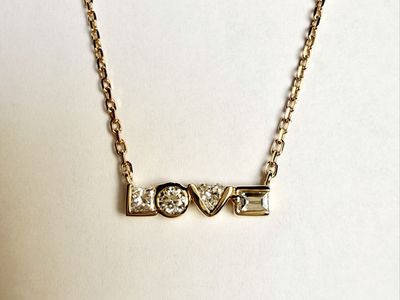 LOVE Lab Grown Diamond Necklace