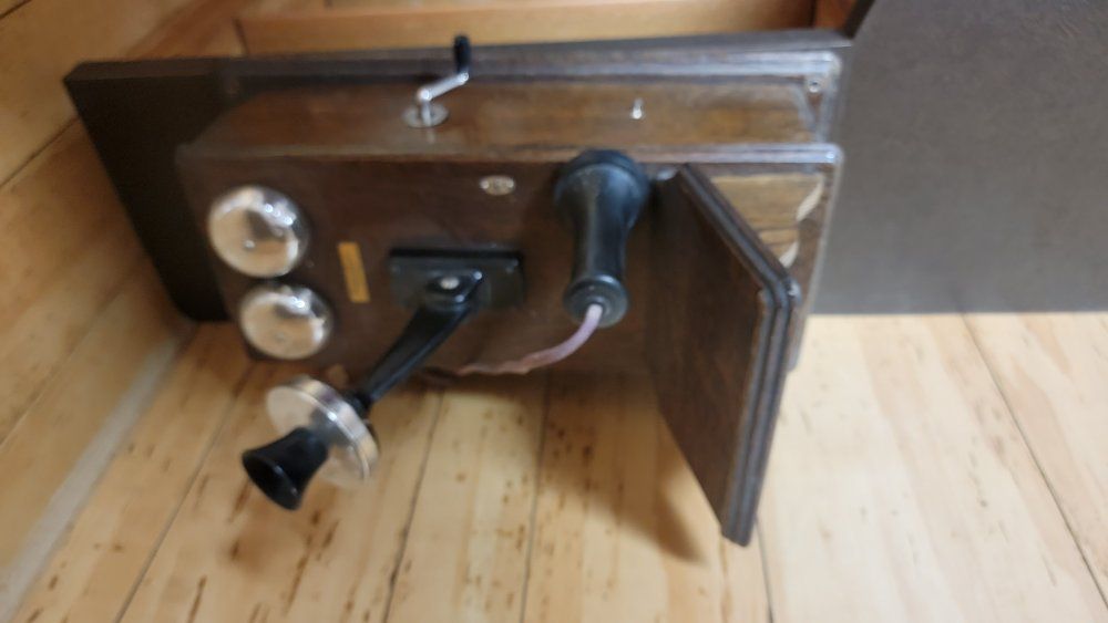 Western Electric wall mounted Antique phone