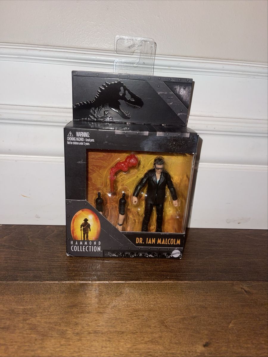 New! Dr. Ian Malcolm Jurassic Park Hammond Collection 3.75" Figure