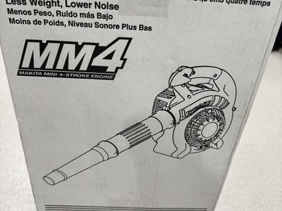 NEVER MIX GAS AND OIL 4 stroke weed blower MAKITA Brand NEW, BOX NEVER EVEN OPENED