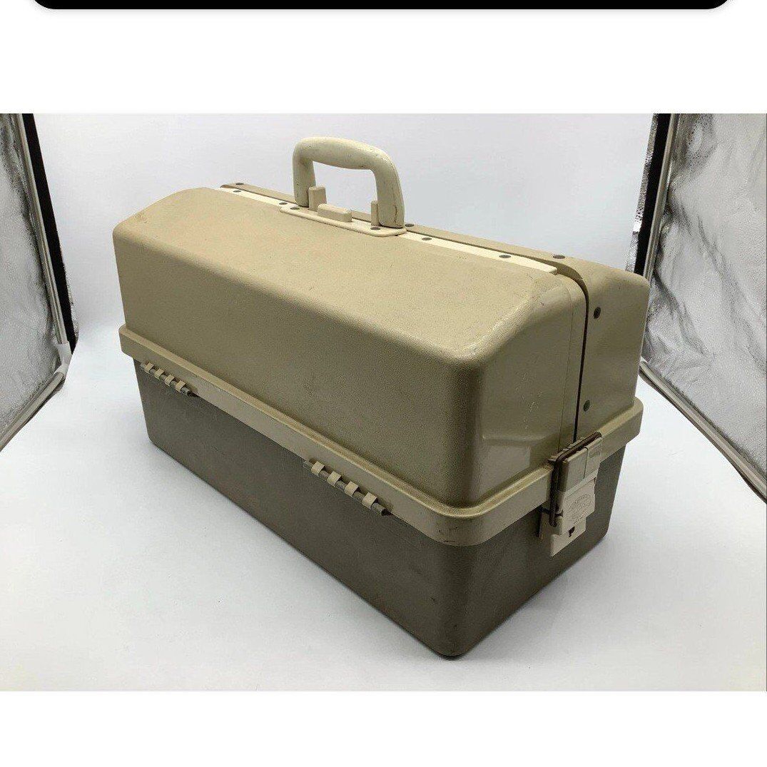 Large fishing tackle box fly fishing rod tool
