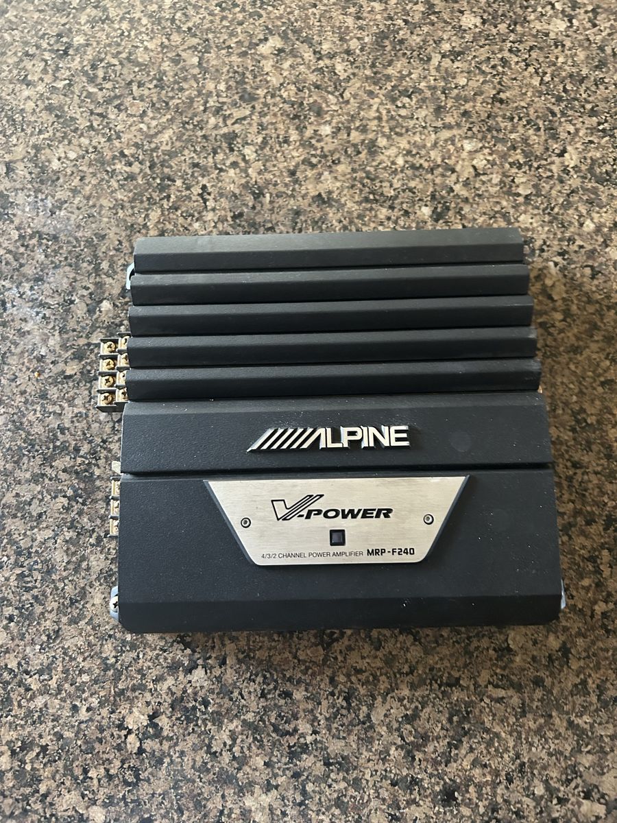 Alpine v power 2 channel amp mrpf240
