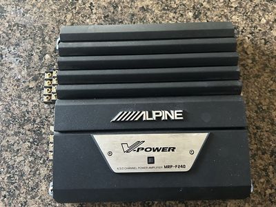 Alpine v power 2 channel amp mrpf240