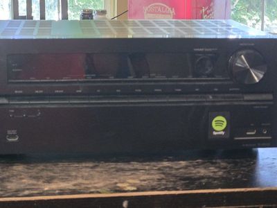 Onkyo TX-NR636 A/V receiver, surround sound.