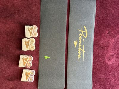Primitive Skateboarding Wheels - Set of 4 (New) and grip tape