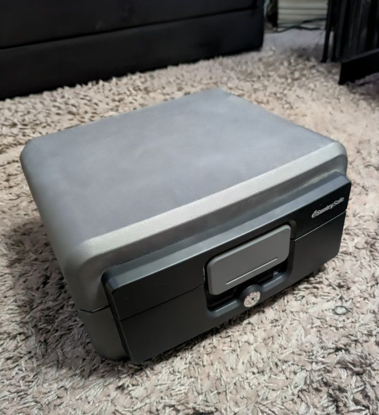 SentrySafe Fireproof & Waterproof Security Lock Box with Key