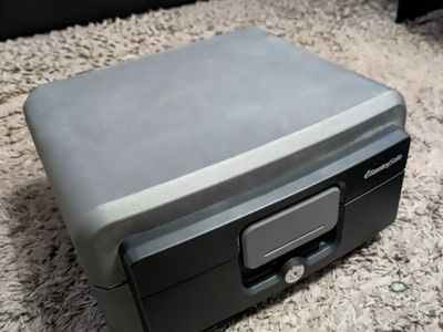 SentrySafe Fireproof & Waterproof Security Lock Box with Key