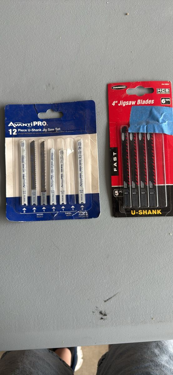 Avanti Pro & Warrior U-Shank Jig Saw Blade Sets Lot