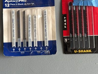 Avanti Pro & Warrior U-Shank Jig Saw Blade Sets Lot