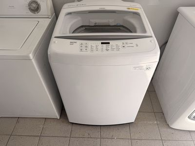 LG Top-Load Washing Machine Direct Drive SmartDrum White