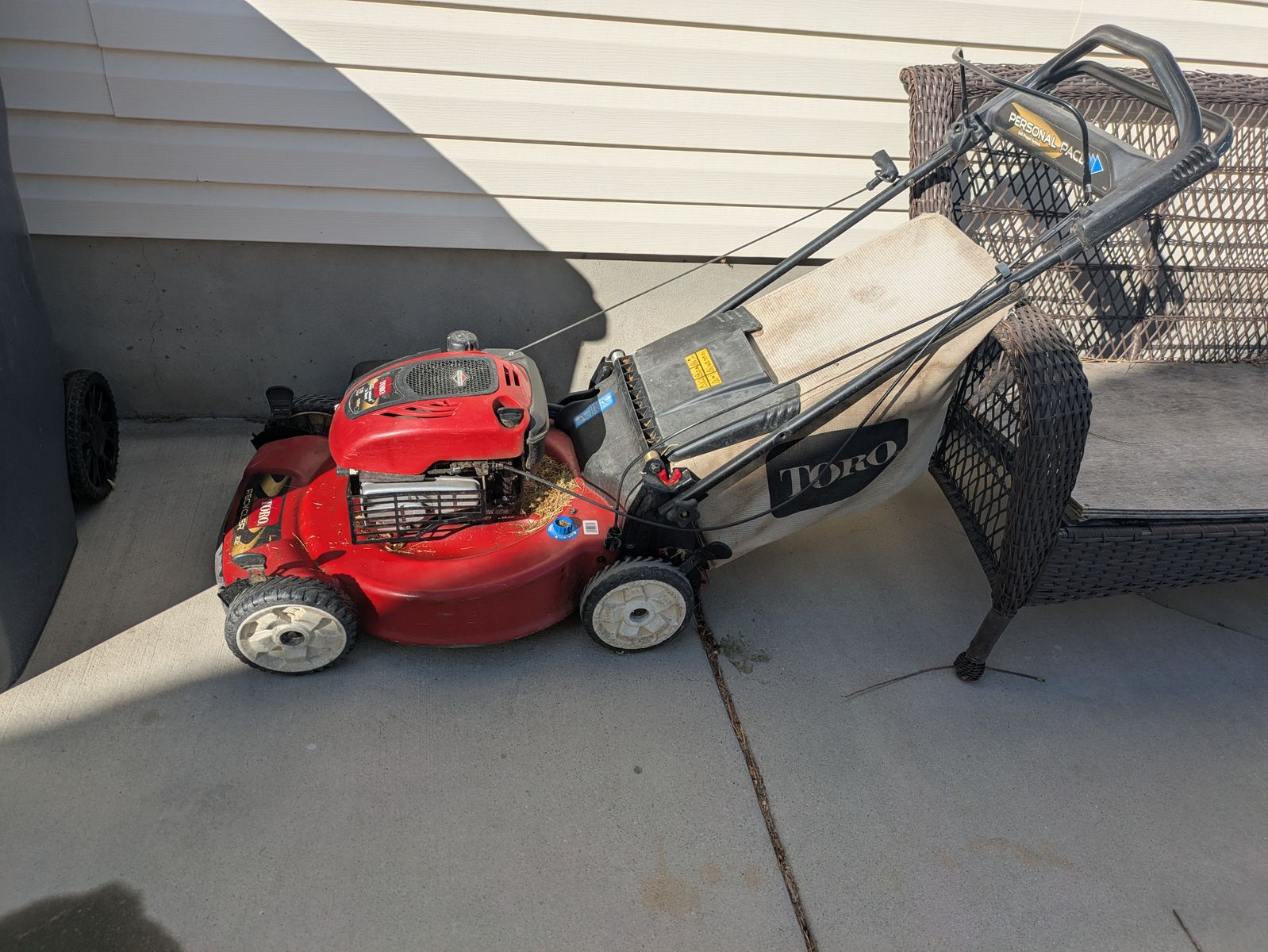 TORO MOWER 190 CC