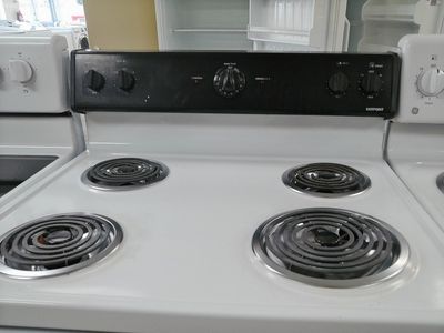 White Coil Top Electric Stove~90 Day Guarantee