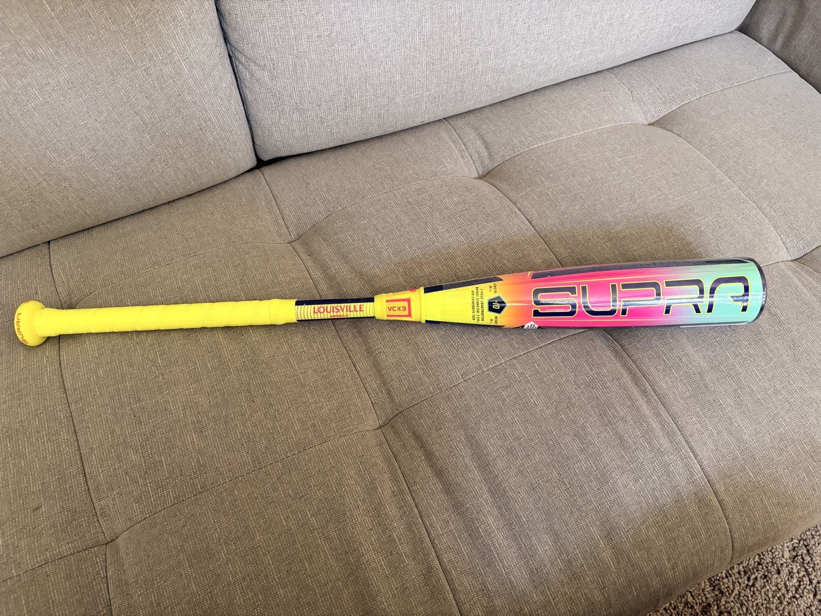 2027 Louisville Slugger Supra USA Youth Baseball Bat 28 in, -10 drop, 18oz - Brand New