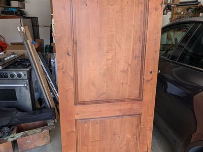 Solid Alder Wood Pocket Door – 36” x 78” x 1.5” – $175