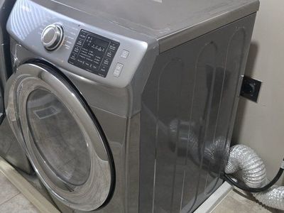 Samsung Front Load Washer - Gray, Steam Cycles, Multiple Wash Options, Excellent Condition