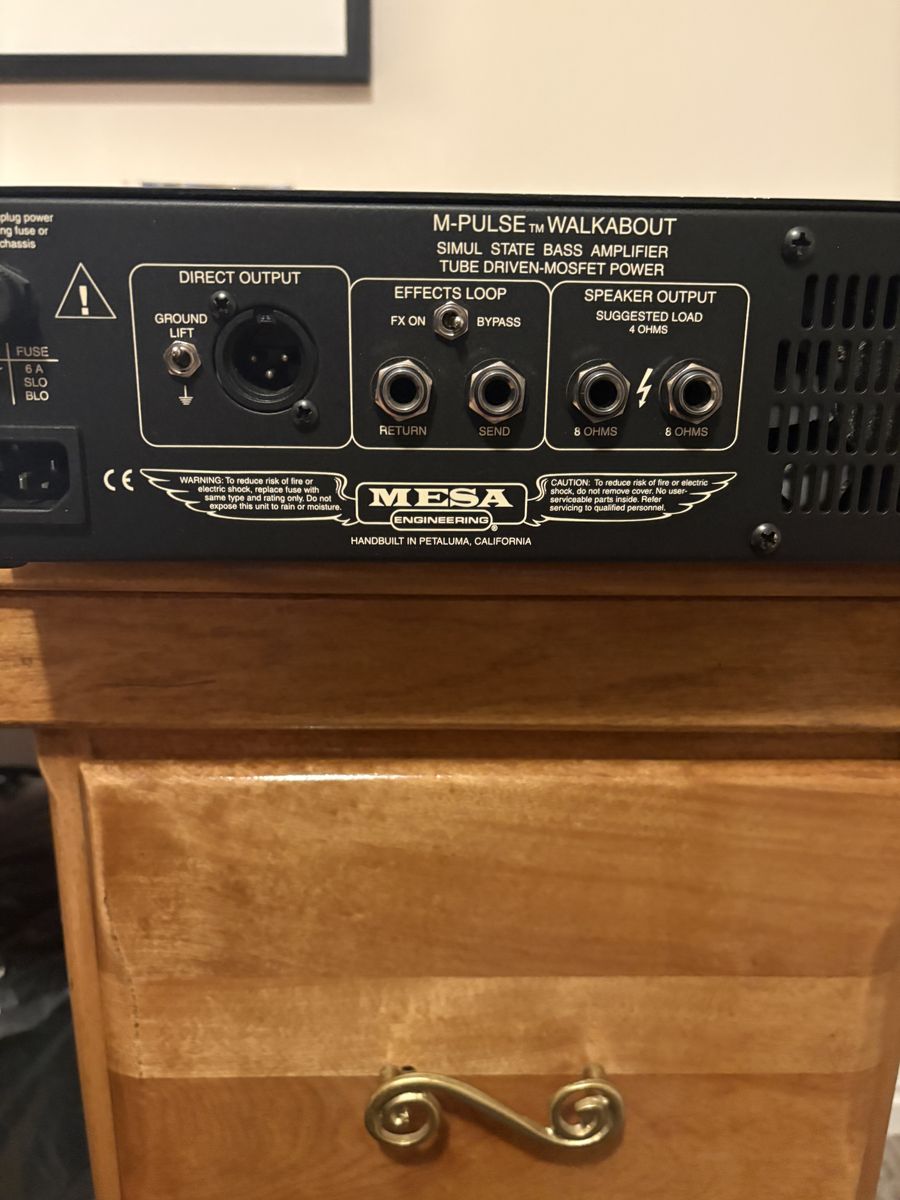 Mesa Boogie Walkabout Tube Bass Amp Head