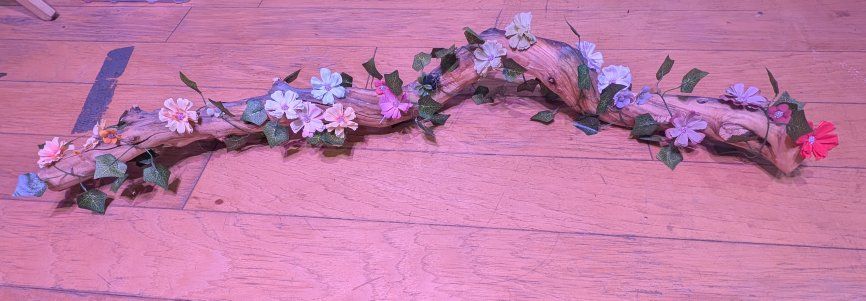 Lilac Wood Candle Holder!