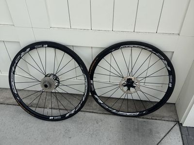 DT Swiss R24 Spline db, Road Bike Wheelset Shimano Ultegra CS-6800 11-Speed Cassette, disc brake