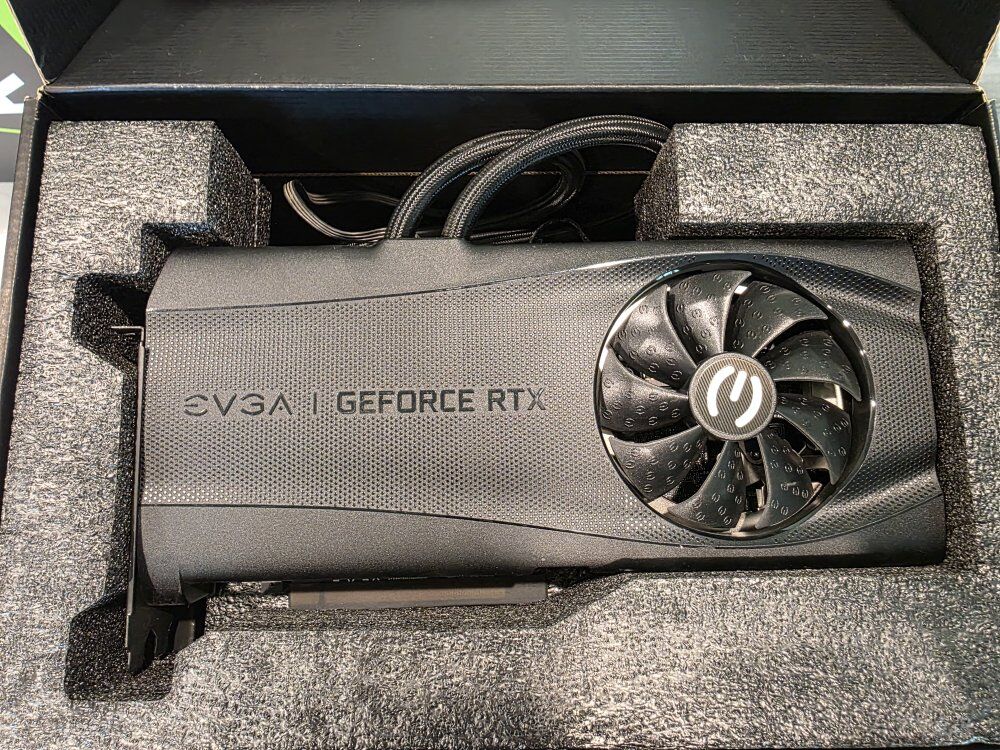 RTX 3080 TI GPU EVGA FTW3 Hybrid 12gb GDDR6X