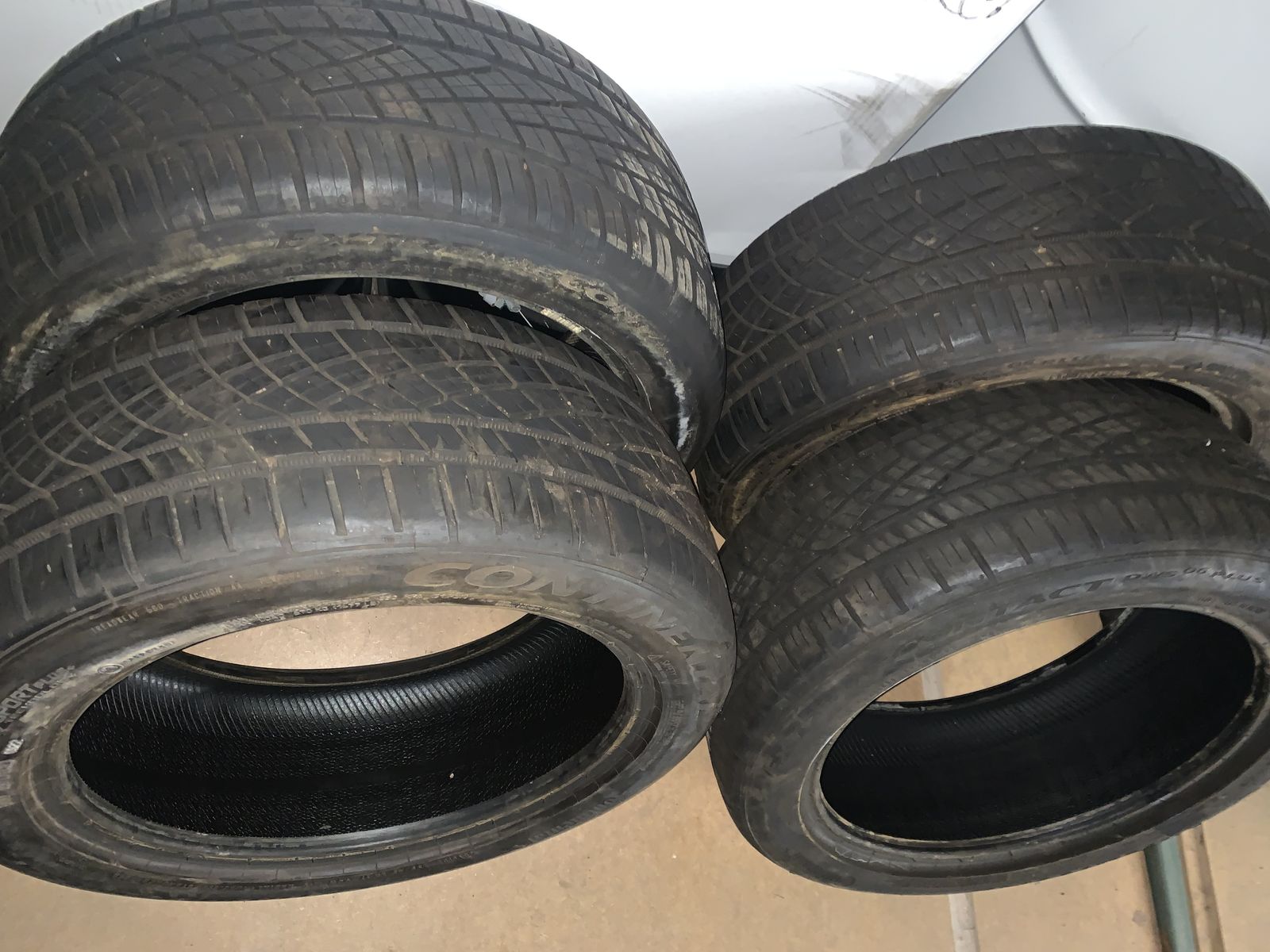 Set of 4 Continental 235/45ZR17 ExtremeContact Tires