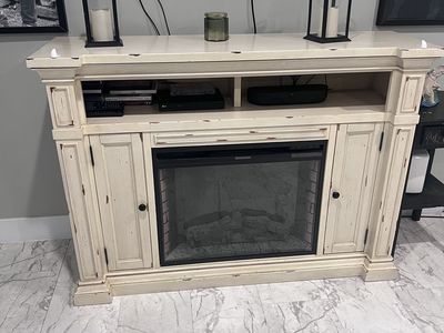 Tv Stand With electric Fireplace