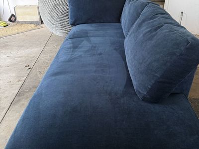 Awesome blue chaise lounge