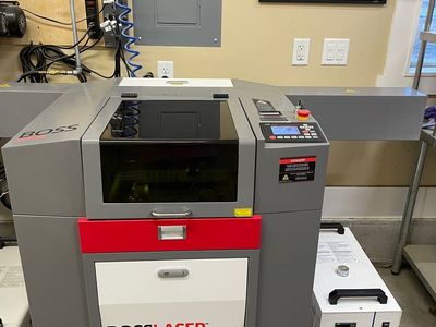 Boss Laser Engraver/ Cutter, With Chiller & Rotary