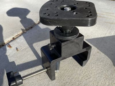 Clamp-On Mount with Fish Finder Holder