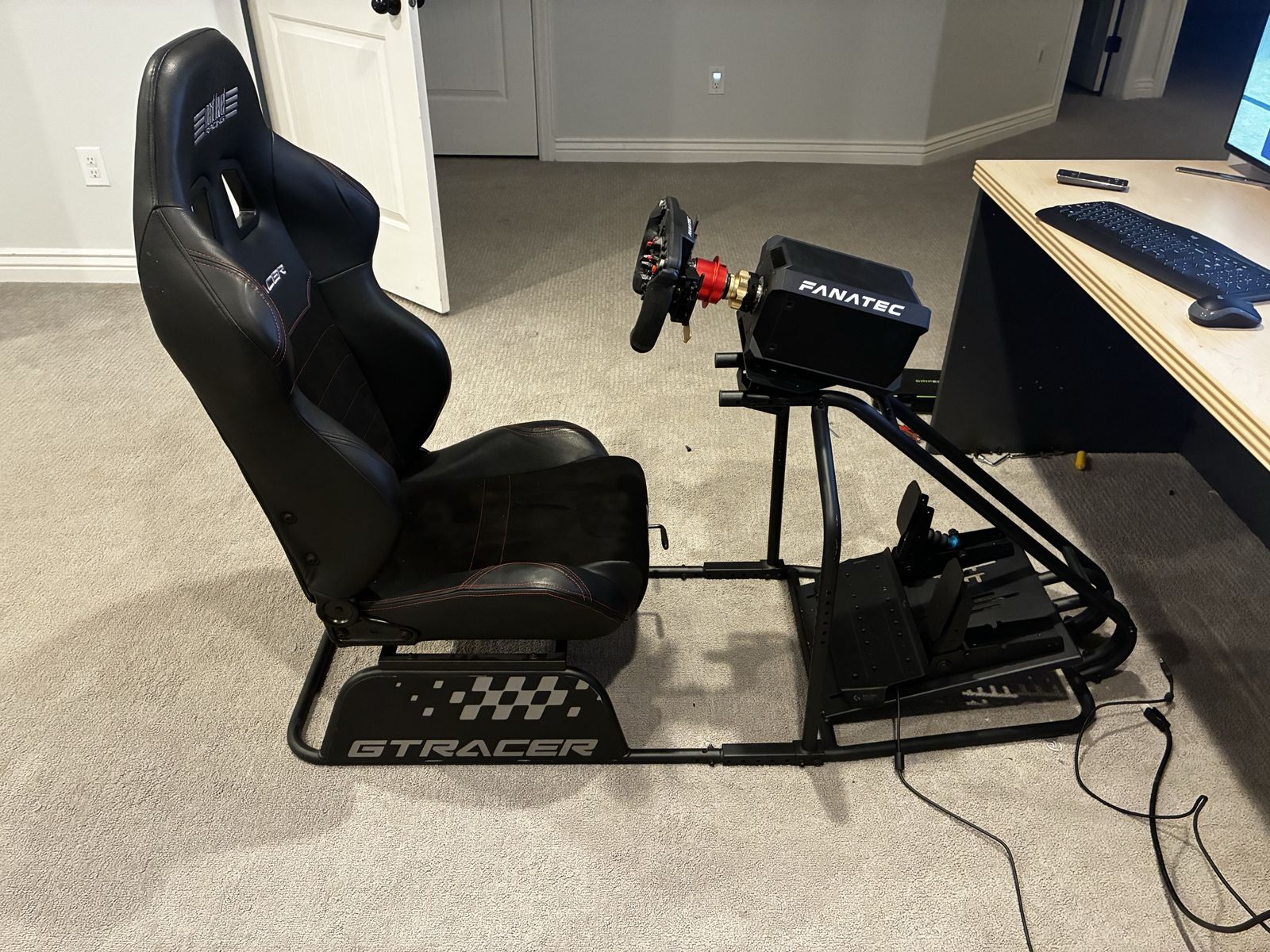 Fanatec podium dd1 plus gt racer 2.0 racing driving sim simulator