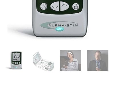 Alpha-Stim AID Cranial Electrotherapy Stimulator Kit for Anxiety and Insomnia