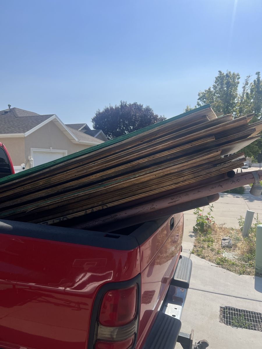 Assorted Plywood & Lumber Sheeting - Used Construction Materials
