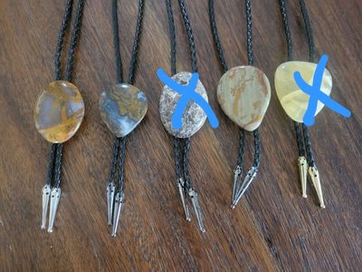 Natural Stone Bolo Tie