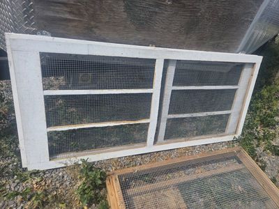 Wire farm doors