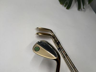 Lucky Golf Golden Wedge Set 52 56 60 RH Gap Sand Lob Excellent