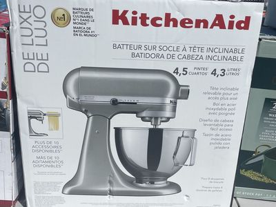 KitchenAid KSM97CU Tilt-Head Stand Mixer, 4.5 Qt, 300W, Contour Silver